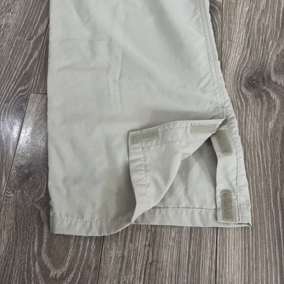 Columbia Omni Shield Womens Convertible Cargo Hiking Pants Size 10 Beige Zip Off - Picture 12 of 16